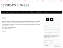 Tablet Screenshot of jessicasfitness.com